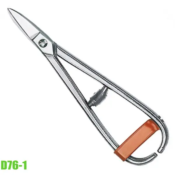 Kéo cắt tỉa nữ trang mũi thẳng BESSEY D76-1, mạ niken