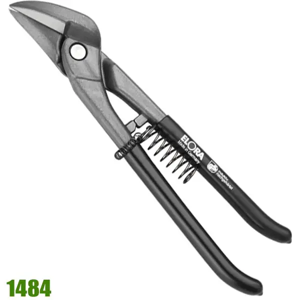 Kéo cắt tôn 1.5mm ELORA 1484, mỏ quạ 260mm, cán bọc nhựa PVC