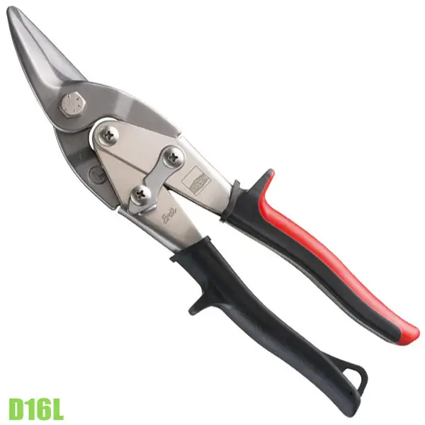 Kéo cắt tôn BESSEY D16L, hướng cắt thẳng bo sang trái
