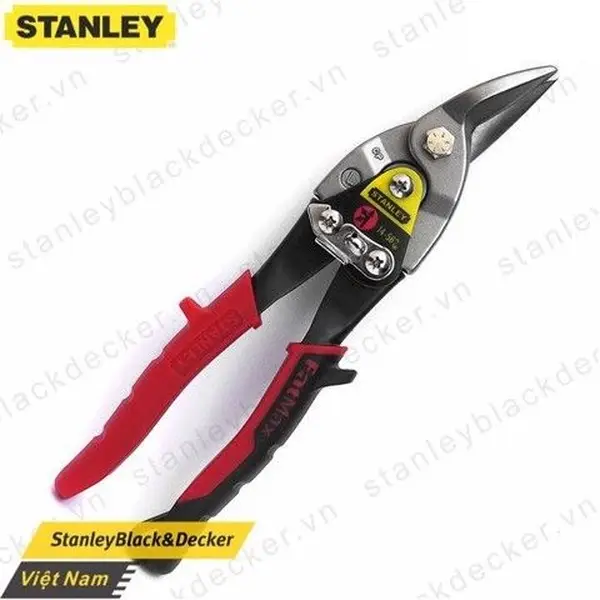 Kéo Cắt Tôn Mũi Cong Phải, Cán Xanh Stanley 14-564-22
