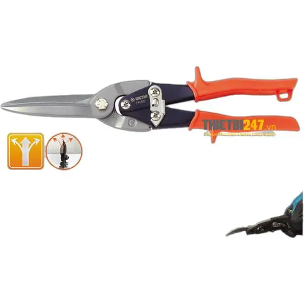 Kéo cắt tôn mũi thẳng 290mm Kingtony 74060