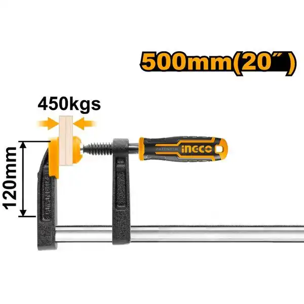 Kẹp Gỗ Chữ F HFC021202 INGCO