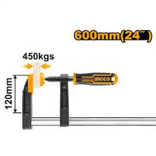 Kẹp Gỗ Chữ F HFC021205 INGCO