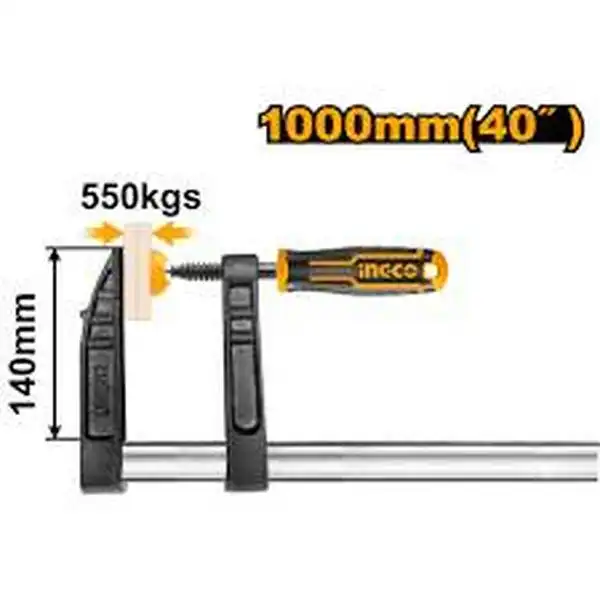 Kẹp Gỗ Chữ F HFC021404 INGCO