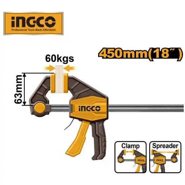 Kẹp Nhanh 450Mm (18 inch) HQBC01603 INGCO