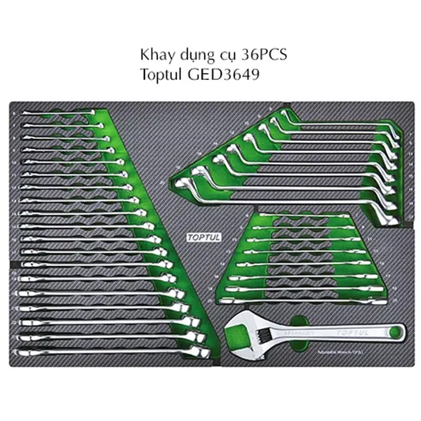 Khay đồ nghề 36PCS TOPTUL GED3649