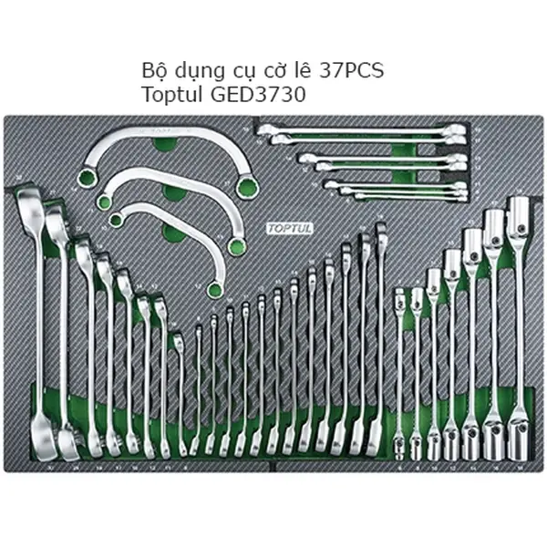 Khay đồ nghề 37 chi tiết TOPTUL GED3730