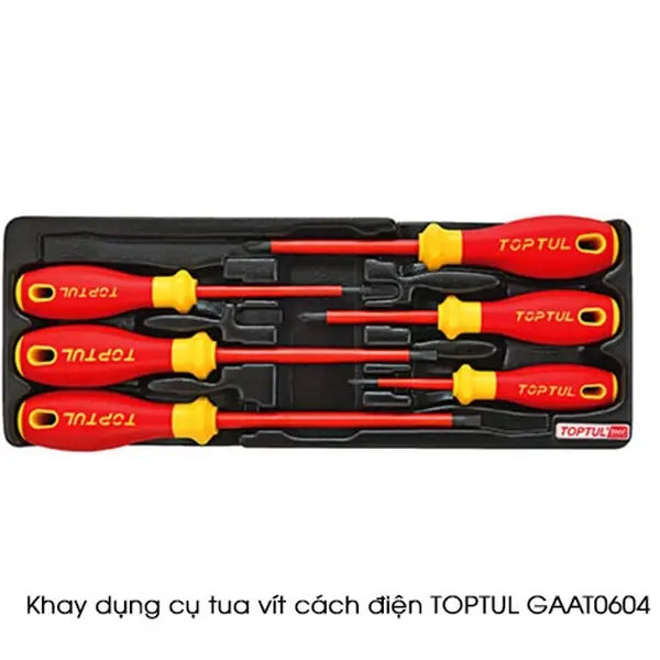 Khay tua vít cách điện 6pcs TOPTUL GAAT0604