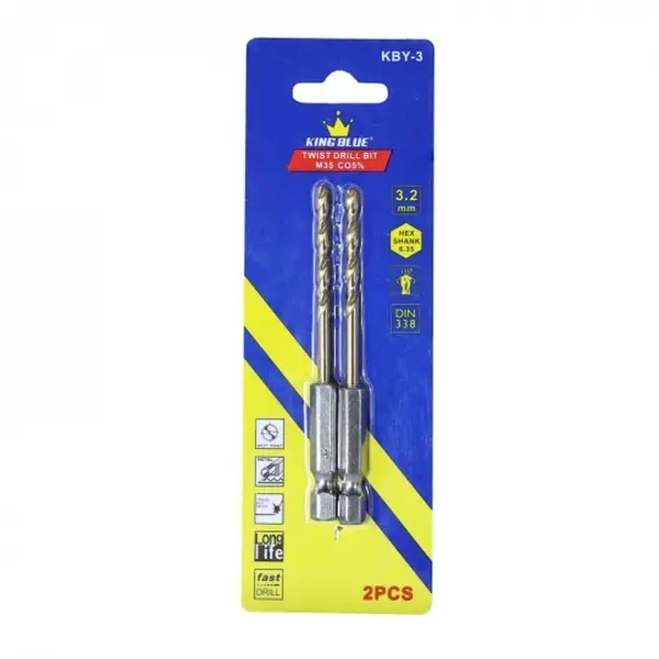 Khoan inox chuôi lục giác KBY3-032CO