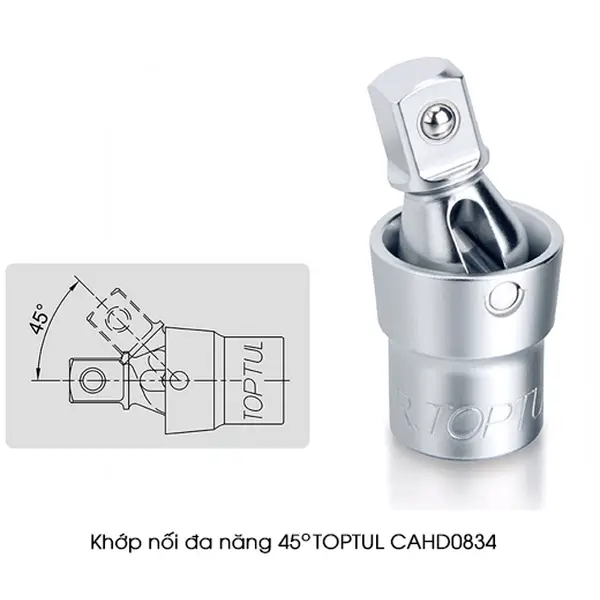 Khớp nối đa năng 45 Độ TOPTUL CAHD0834