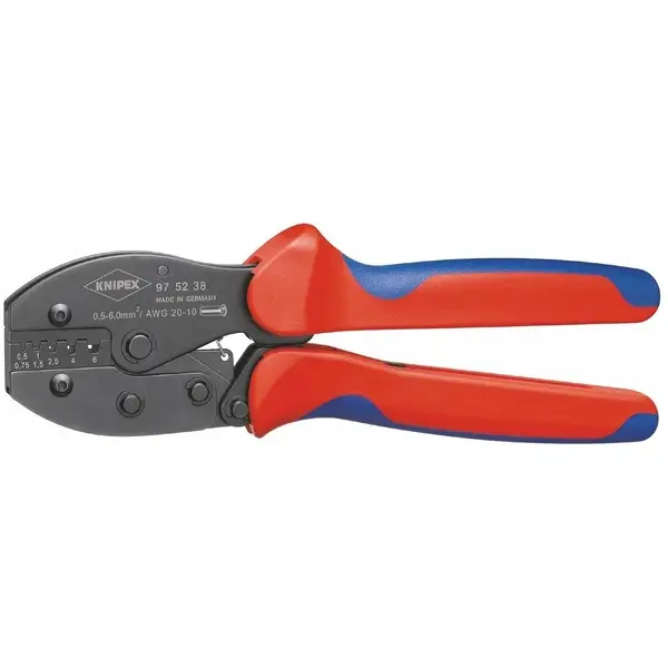 KÌM 97 52 38 BẤM COS PIN 0.25 MM2 - 6 MM2 KNIPEX