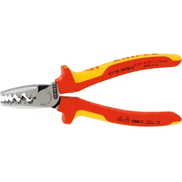KÌM BẤM COS 16MM KNIPEX CÁCH ĐIỆN 1000V 97 78 180