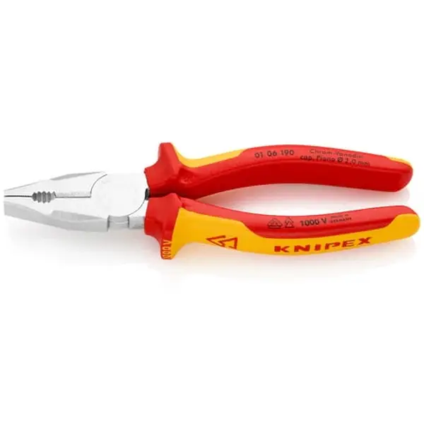 Kìm bằng đa năng cách điện 190mm Knipex 01 06 190