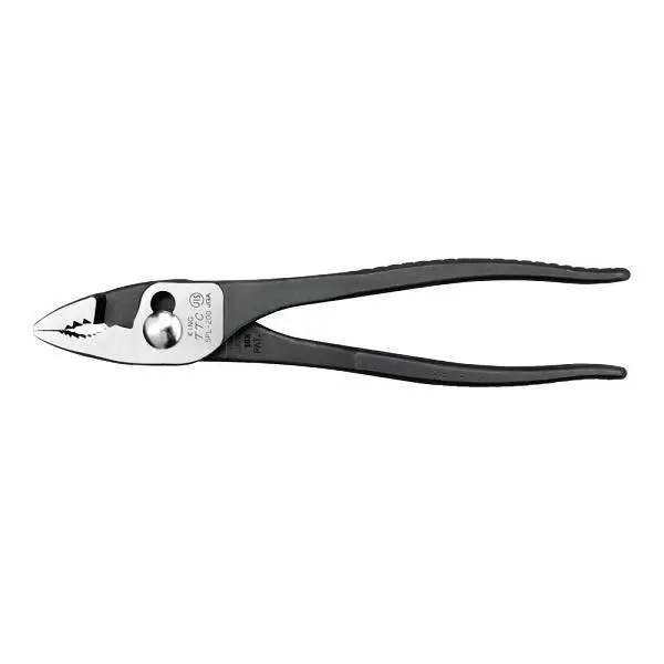 Kìm cá sấu răng cưa chéo loại mỏng cán trần 200mm Tsunoda Japan S-PL-200X