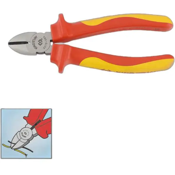 Kìm cắt cách điện VDE 1000V Kingtony 6216-06A 167mm