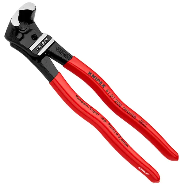 Kìm cắt đầu bằng Knipex 61 01 200, cắt đinh, bu lông, dây thép