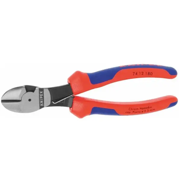 KÌM CẮT KNIPEX HẠNG NẶNG CÓ LÒ XO 180 MM 74 12 180