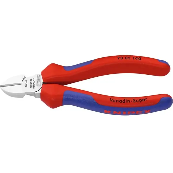 KÌM CẮT MẶT CHÉO KNIPEX MẠ CROM DÀI 140 MM 70 05 140