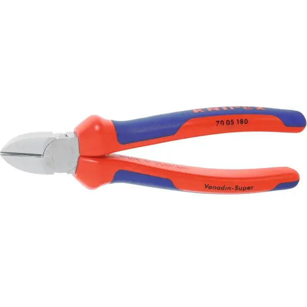 KÌM CẮT MẶT CHÉO KNIPEX MẠ CROM DÀI 180 MM 70 05 180