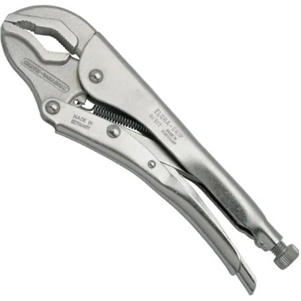 Kìm chết ELORA 502, ngàm kẹp hình số 8. Made in Germany