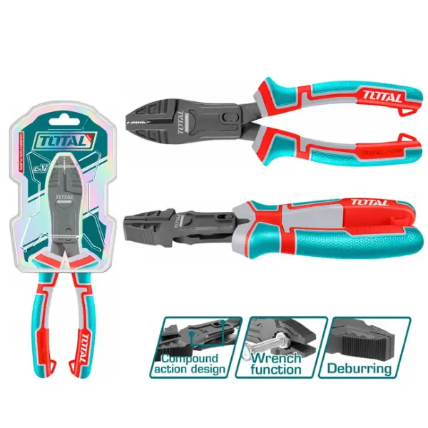 Kìm điện trợ lực Total THTC510956 9.5 inch