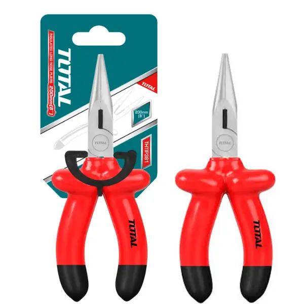 Kìm mỏ dài cách điện Total THTIP381 8 inch (200mm)