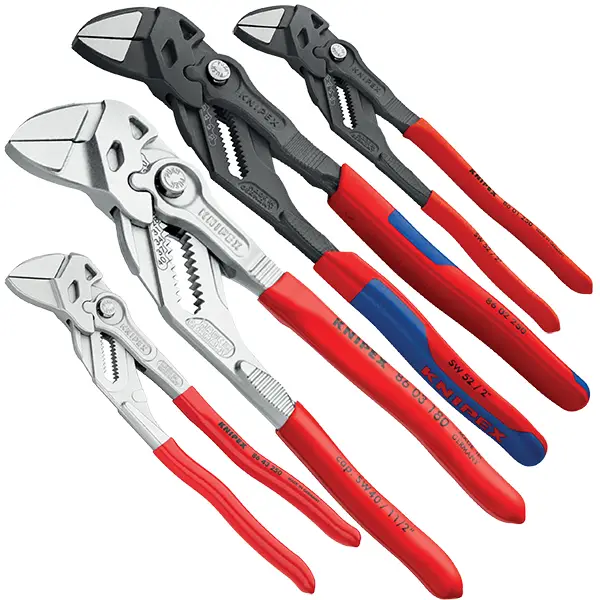Kìm mỏ lết Knipex 86 điều chỉnh độ mở bằng nút nhấn, 16 kiểu