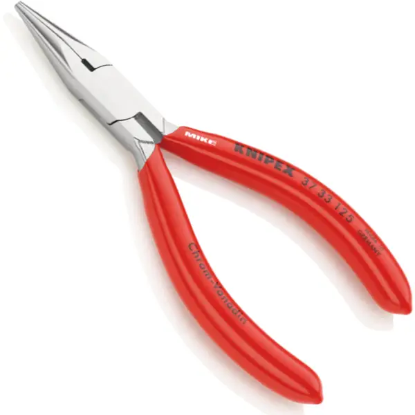 Kìm mỏ nhọn Knipex 37 33 125, hàm phẳng, kẹp linh kiện