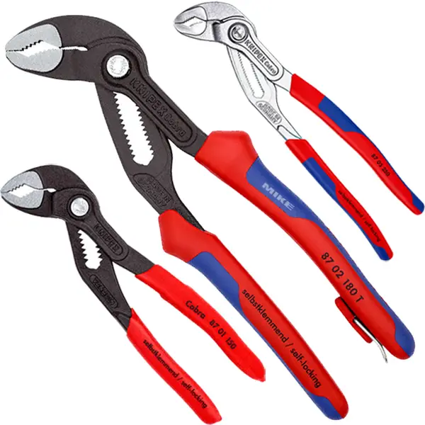 Kìm mỏ quạ Knipex Cobra® 87, điều chỉnh nhanh, bám tự động