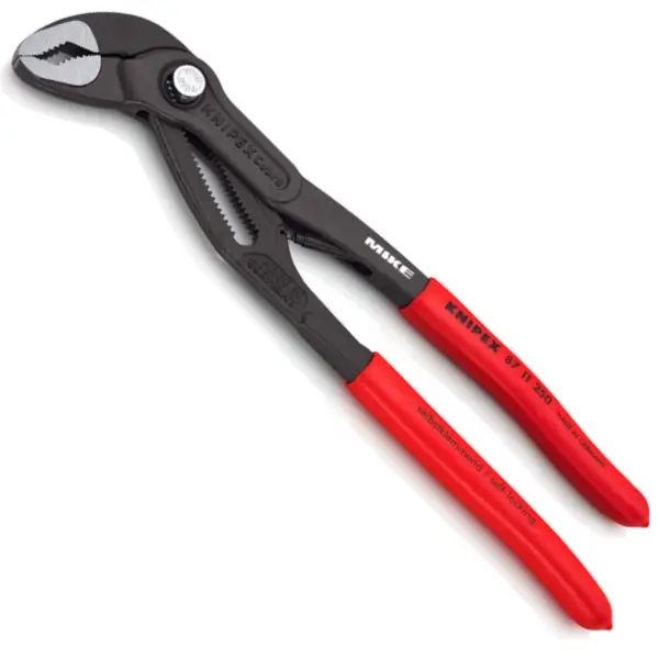 Kìm mỏ quạ tự động Knipex 87 11 250 Cobra matic, chỉnh 25 nấc