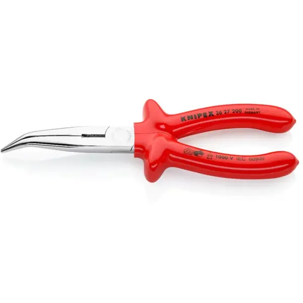 KÌM MŨI CONG KNIPEX DÀI 200 MM TAY CẦM ĐÚC CÁCH ĐIỆN 1000 V 26 27 200