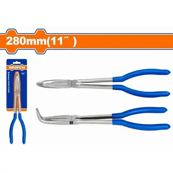 Kìm Mũi Dài Cong 90 Độ 11 inch WPL3E11 WADFOW