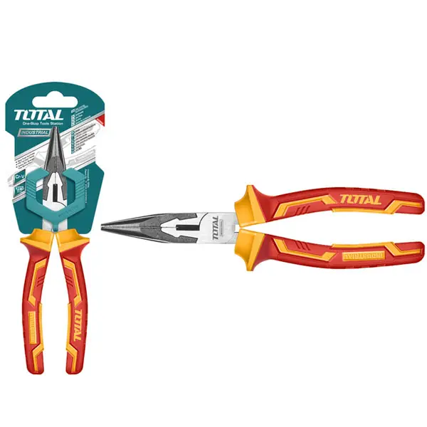 Kìm mũi nhọn cách điện 1000V Total THTIP2381 8 inch
