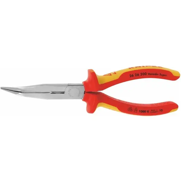 KÌM MŨI NHỌN NGHIÊN 45 ĐỘ CÁCH ĐIỆN 1000V KNIPEX 25 26 160