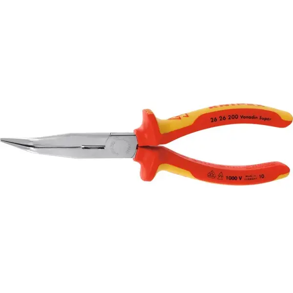KÌM MŨI NHỌN NGHIÊN 45 ĐỘ CÁCH ĐIỆN 1000V KNIPEX 26 26 200