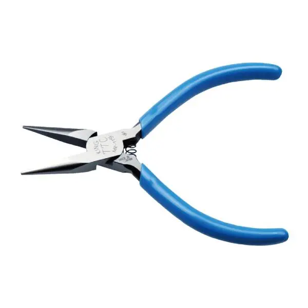 Kìm nhọn không có lưỡi cắt, hàm phẳng 115mm Tsunoda Japan MR-115F
