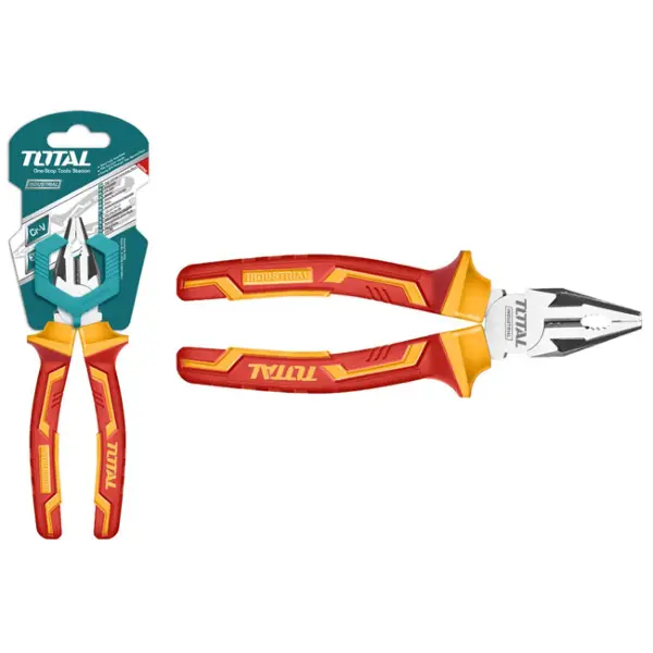Kìm răng cách điện 1000V Total THTIP2171 7 inch