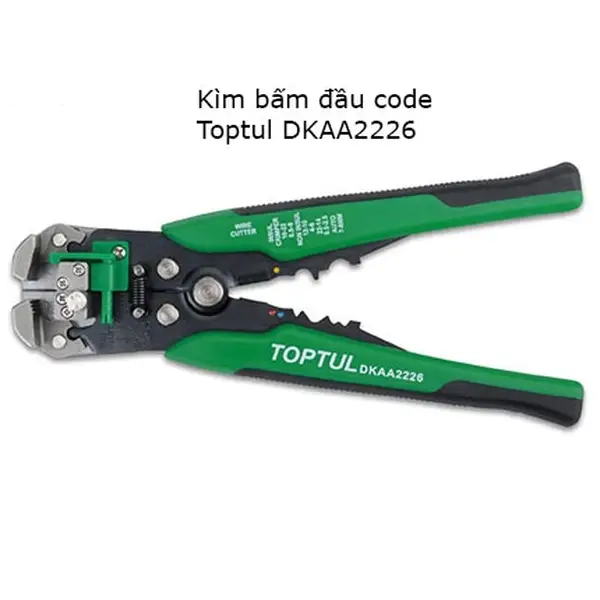 Kìm tuốt vỏ dây điện TOPTUL DKAA2226