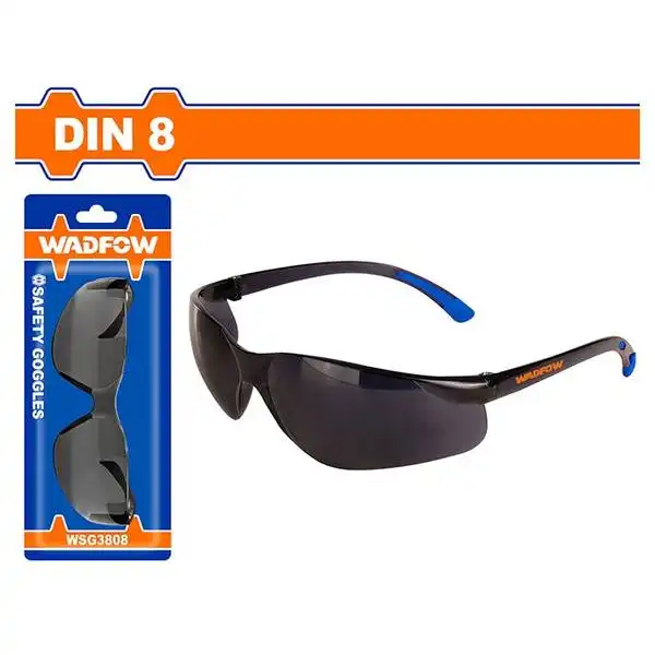 Kính bảo hộ đen Wadfow WSG3808