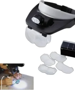 Kính lúp đội đầu 4 tròng có đèn LED HL-LED Niigata