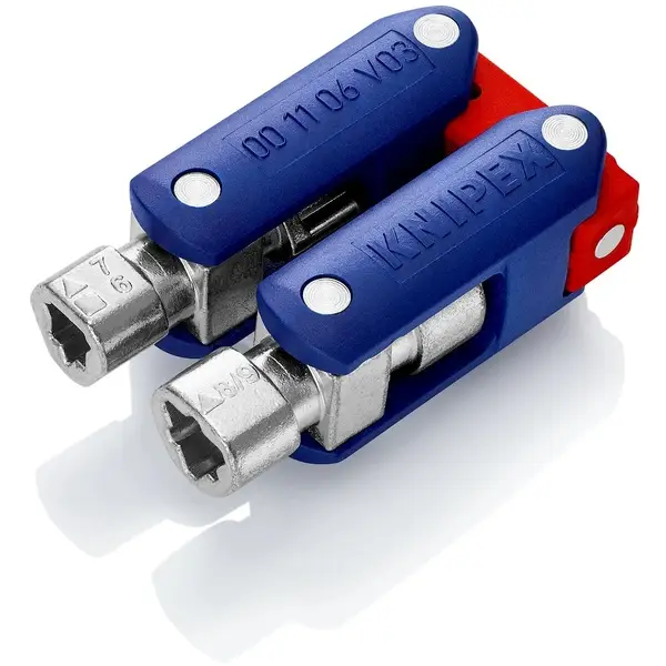 KNIPEX 00 11 06 V03 CHÌA KHÓA TỦ ĐIỀU KHIỂN inch KHỚP ĐÔI Inch