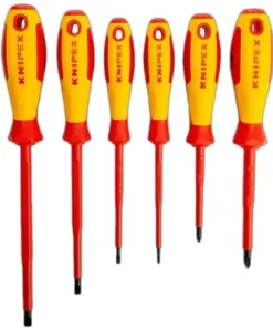 Knipex 00 20 12 V01 VDE Bộ tua vít cách điện 6 cây