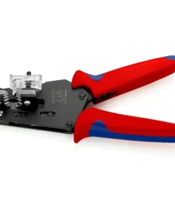 KNIPEX 12 12 10 KÌM TUỐT VỎ CÁCH ĐIỆN CHÍNH XÁC VỚI LƯỠI DAO THÍCH ỨNG