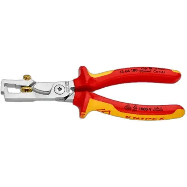 Knipex 13 66 180 Kìm Tuốt Dây Cáp Cách Điện StriX 180mm