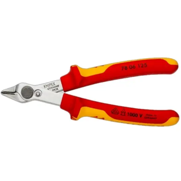 Knipex 78 06 125 – Kìm Cắt Linh Kiện Cách điện VDE