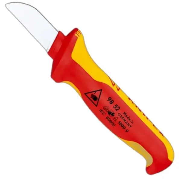 KNIPEX 98 52 Dao rọc cáp cách điện VDE lưỡi 50 mm