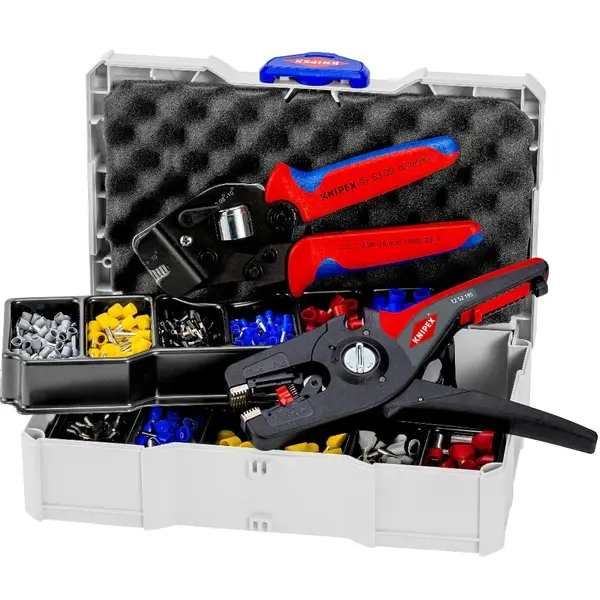 KNIPEX BỘ DỤNG CỤ BẤM COS 97 90 15 CHO ĐẦU COS PIN 13 CHI TIẾT