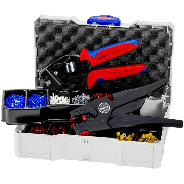 KNIPEX BỘ DỤNG CỤ BẤM COS 97 90 16 CHO ĐẦU COS PIN 1 X 12 40 200