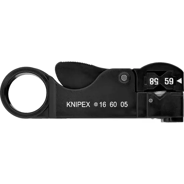 KNIPEX DỤNG CỤ TUỐT DÂY 16 60 05 SB CHO CÁP ĐỒNG TRỤC