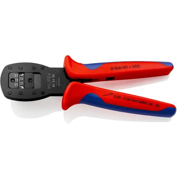 KNIPEX KÌM BẤM COS 97 54 24 CHO GIẮC CẮM MICRO BẤM SONG SONG
